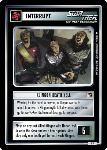 Klingondeathyell CoA