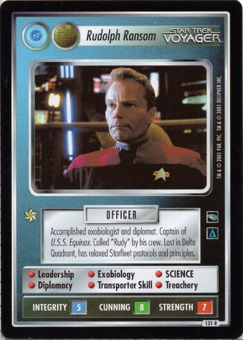 Rudolph Ransom (VOY) | CardGuide Wiki | Fandom