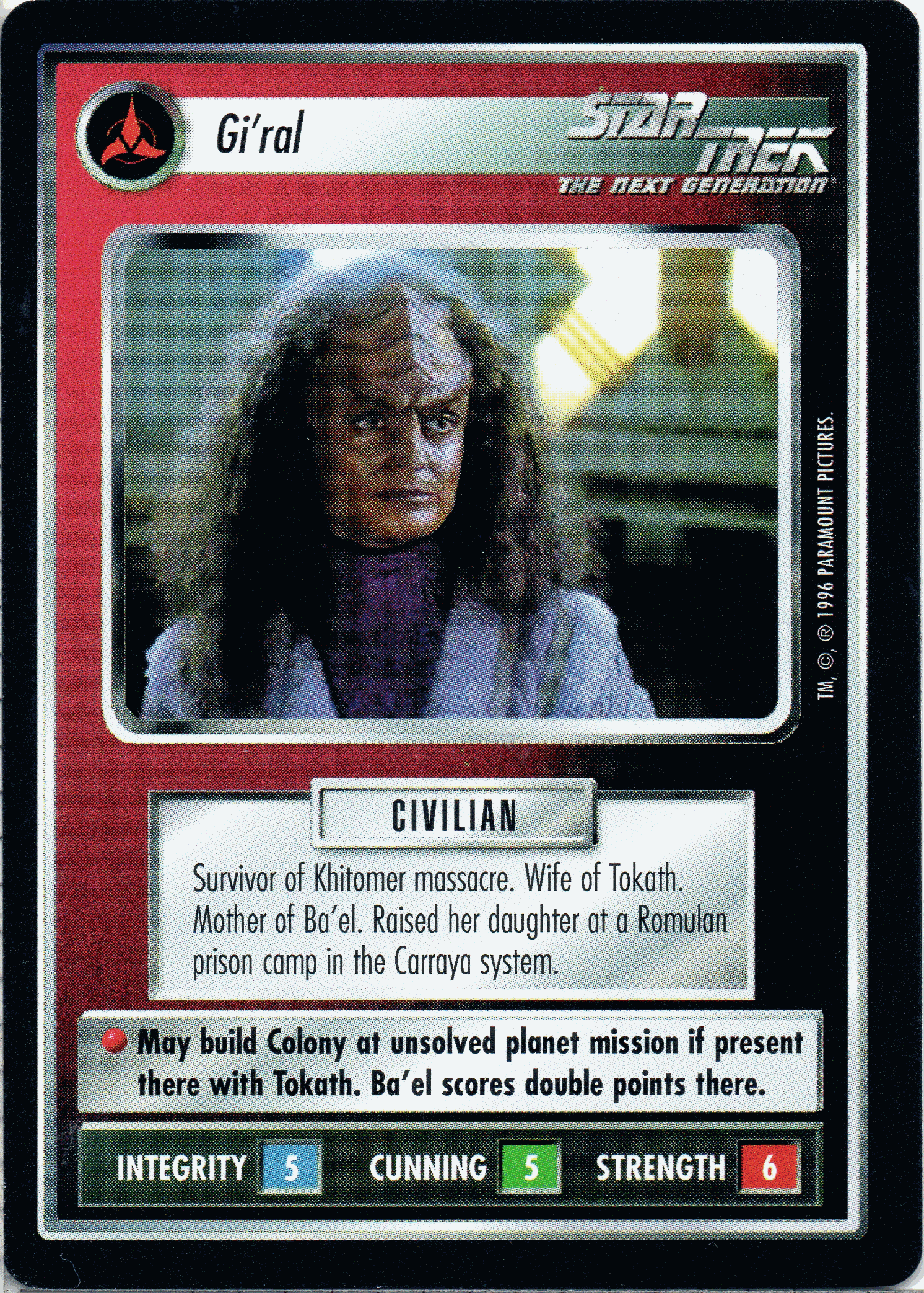 Star Trek CCG Introductory 2 Player Game Gi/'ral