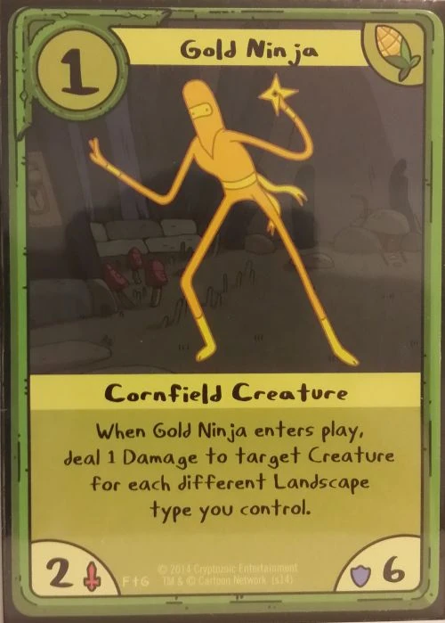Gold Ninja Adventure Time Card Wars TCG Wiki FANDOM powered by Wikia