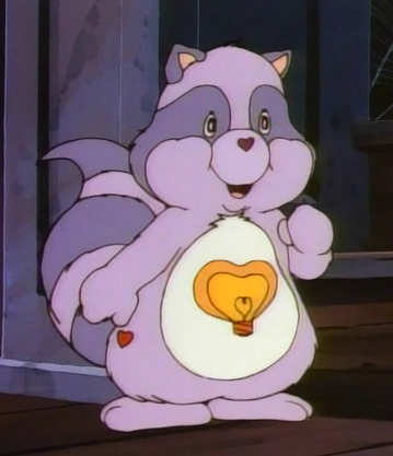 care bear cousins bright heart raccoon