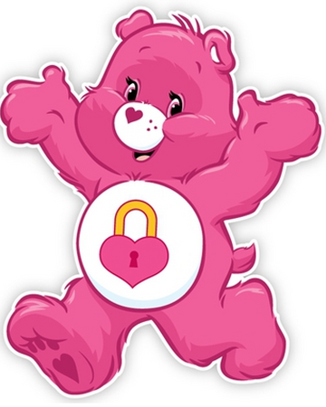 the pink care bear