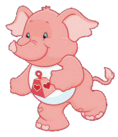 pink elephant care bear