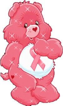 pink power care bear