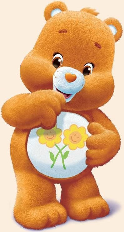 orange care bear