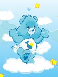 light blue care bear