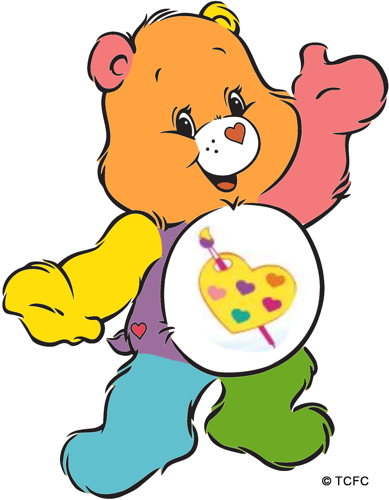 care bears treat heart pig