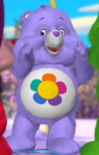 care bear with music note