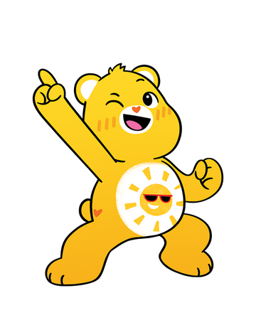 yellow care bear