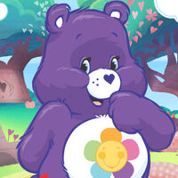 care bear with music note