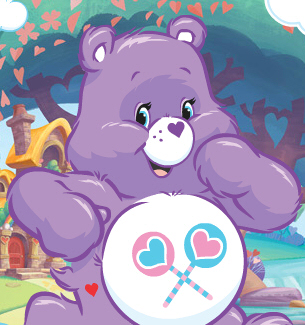 light purple care bear