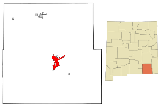 File:Eddy County New Mexico Incorporated and Unincorporated areas Carlsbad Highlighted svg.png