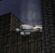 Crashed ship