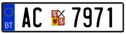 License plates brunant