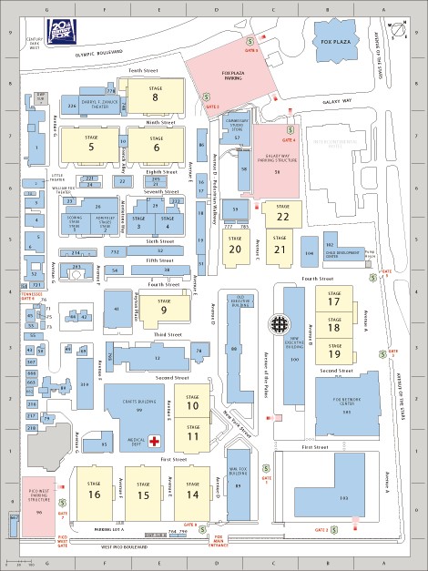 Image Fox Studios Lot Map Small Jpg Dynasty Wiki FANDOM Powered   Latest