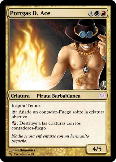 Cartas Creadas de One Piece  Wiki Cartas de Magic The 