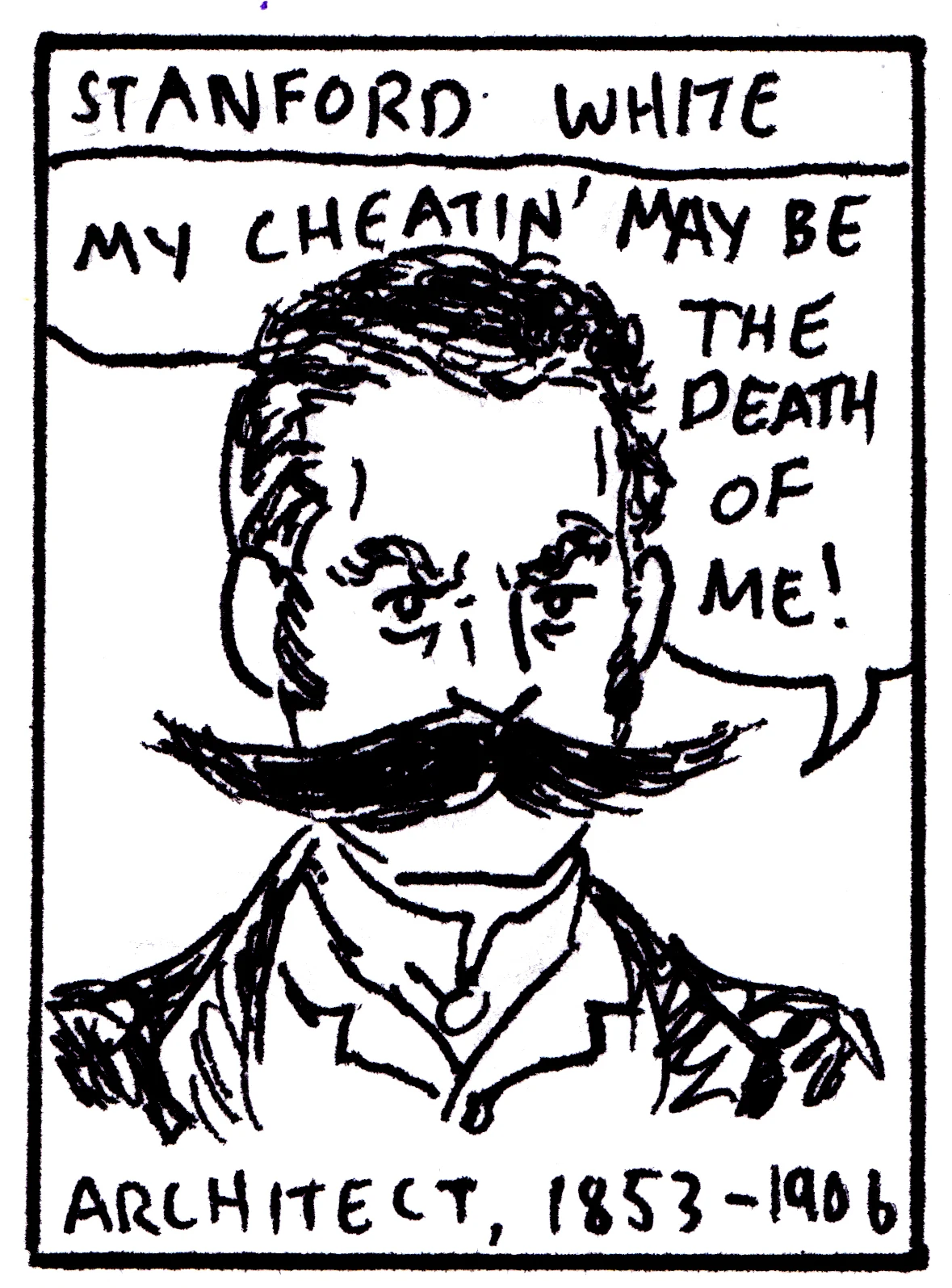 Image Stanford white.jpg Cartoon Art History Wikia FANDOM powered