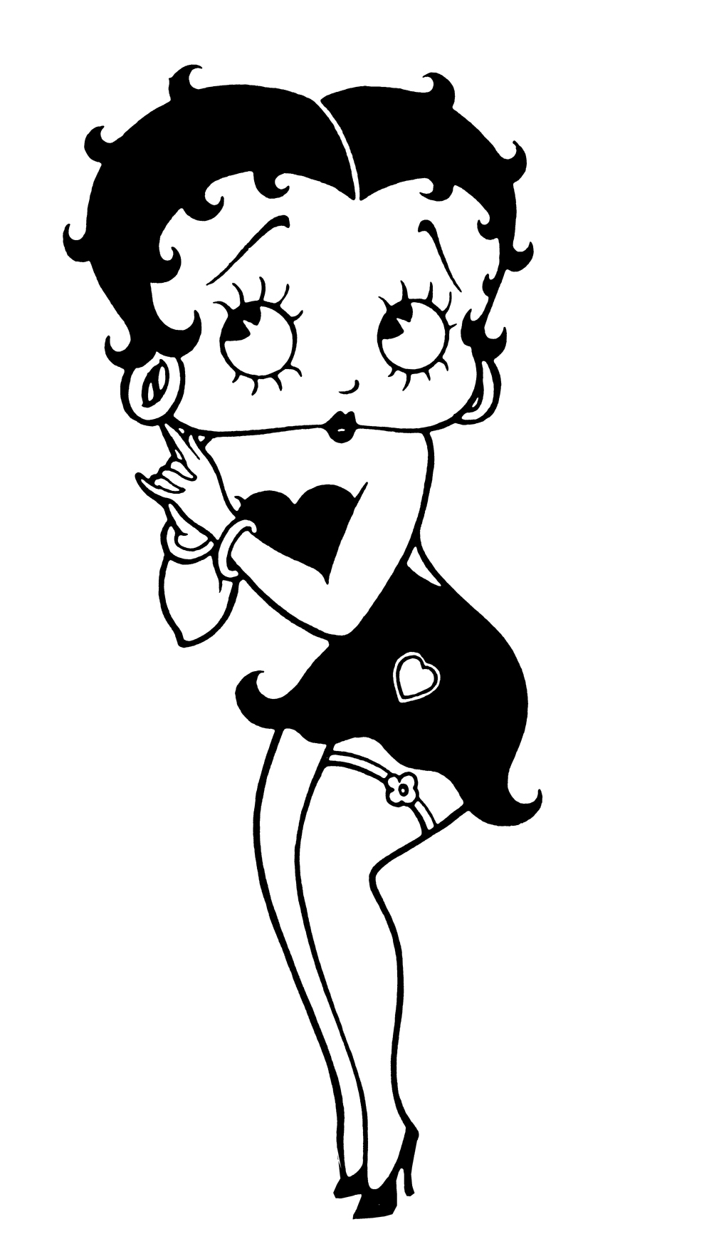 Betty Boop SVG 2 svg dxf Cricut Silhouette Cut File | Etsy