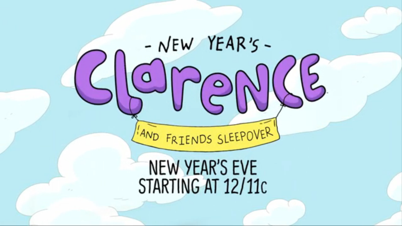 new year s clarence and friends sleepover the cartoon network wiki