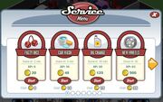 Cartown service menu