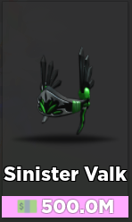 Sinister Valkyrie Case Clicker Roblox Wiki Fandom - how to get the sinister valk roblox