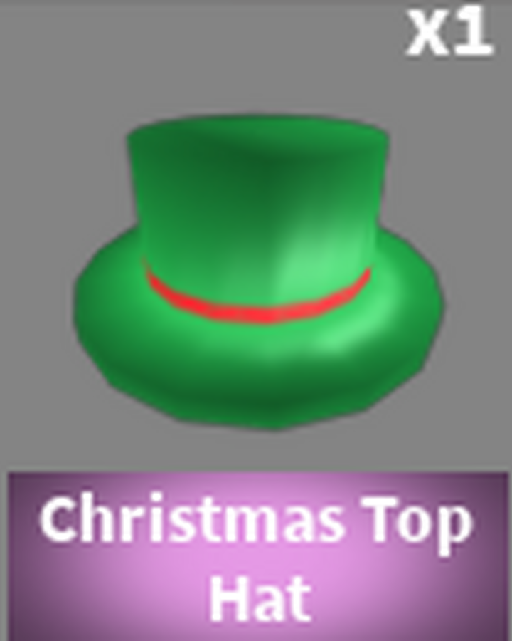 Christmas Top Hat Case Clicker Roblox Wiki Fandom - roblox green gang hat