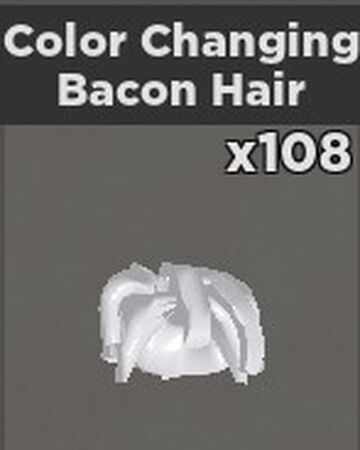 Color Changing Bacon Hair Case Clicker Roblox Wiki Fandom