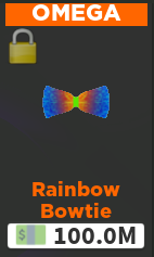 Rainbow Bowtie Case Clicker Roblox Wiki Fandom - dominus from roblox omega rainbow
