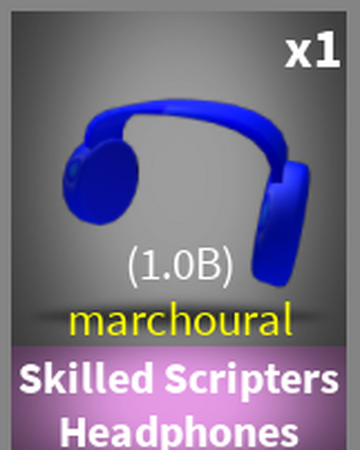 Skilled Scripters Headphones Case Clicker Roblox Wiki Fandom - item value list for roblox case clicker