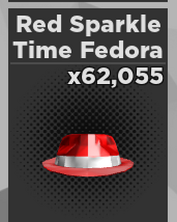 Red Sparkle Time Fedora Case Clicker Roblox Wiki Fandom