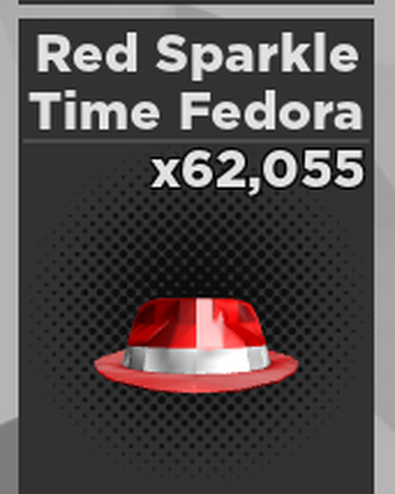 Red Sparkle Time Fedora Case Clicker Roblox Wiki Fandom - red sparkle roblox