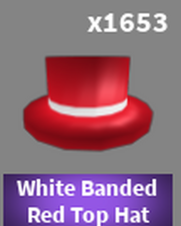 White Banded Red Top Hat Case Clicker Roblox Wiki Fandom