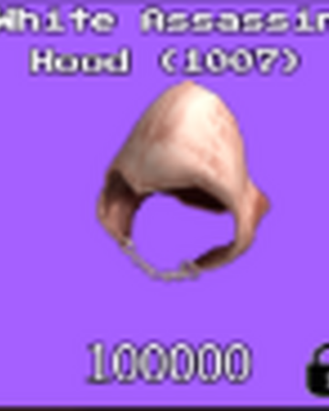 White Assassin Hood Case Clicker Roblox Wiki Fandom