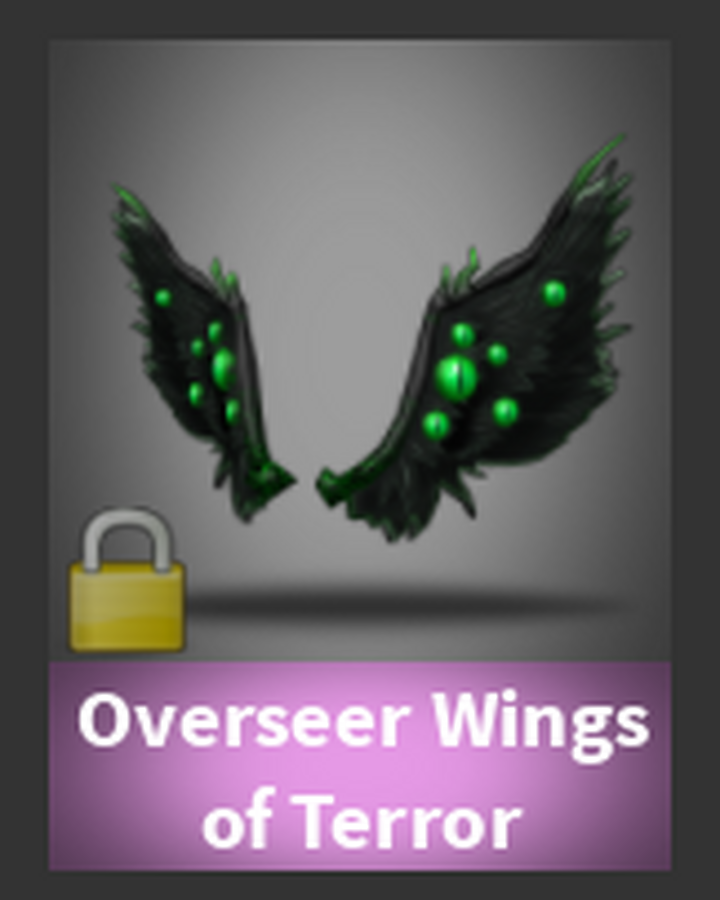 Overseer Wings Of Terror Case Clicker Roblox Wiki Fandom - overseer wings of terror roblox