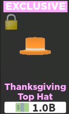 Roblox Orange Banded Top Hat