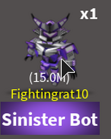 Sinister Bot Roblox - roblox game bot cracked