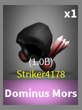 Dominus Mors Case Clicker Roblox Wiki Fandom - dominus overserum case clicker roblox wiki fandom