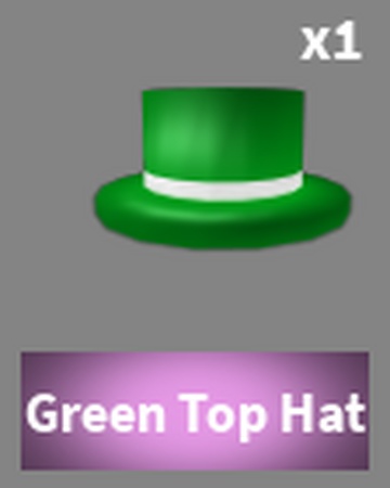 Green Top Hat Case Clicker Roblox Wiki Fandom - catalog roblox green hat