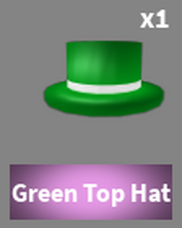 Green Top Hat Case Clicker Roblox Wiki Fandom - roblox case clicker codes january 2018