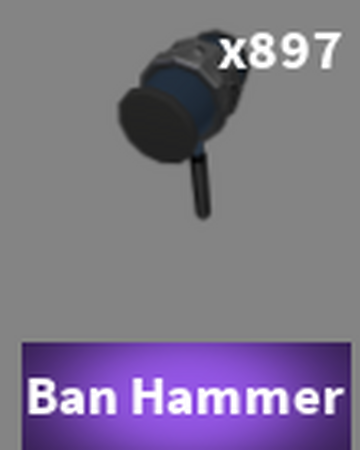 Roblox Ban Hammer Gamepass