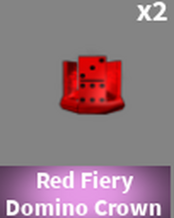Red Fiery Domino Crown Case Clicker Roblox Wiki Fandom - red domino crown roblox