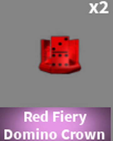 Red Fiery Domino Crown Case Clicker Roblox Wiki Fandom - logo roblox dominos