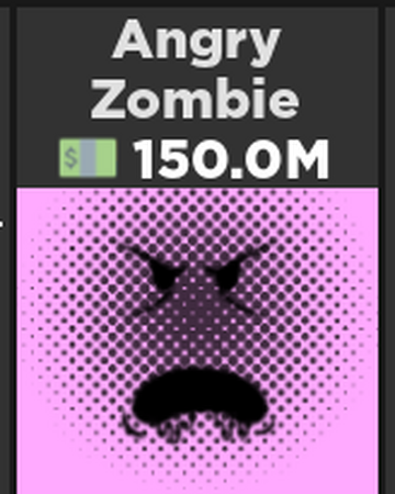 Roblox Angry Zombie Face