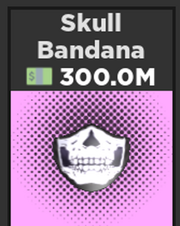 Skull Bandana Case Clicker Roblox Wiki Fandom - skull bandana roblox