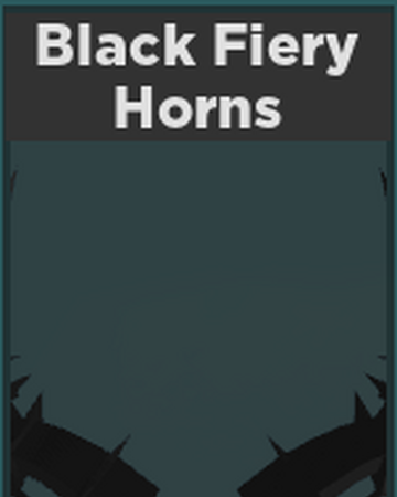 Black Fiery Horns Case Clicker Roblox Wiki Fandom - roblox fiery horns of the netherworld wiki how to get