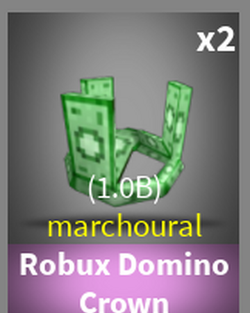 Robux Domino Crown Case Clicker Roblox Wiki Fandom - trading for a dominus empyreus roblox trading gaiia