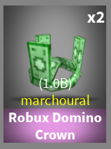 Robux Domino Crown Case Clicker Roblox Wiki Fandom - robux black market