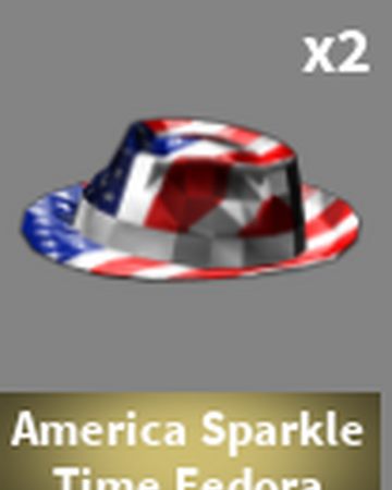 America Sparkle Time Fedora Case Clicker Roblox Wiki Fandom - roblox rainbow sparkle time fedora