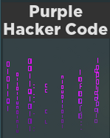 Purple Hacker Code Case Clicker Roblox Wiki Fandom - hacker rpg world roblox