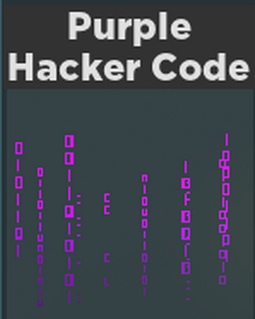 Purple Hacker Code Case Clicker Roblox Wiki Fandom - roblox code hacker